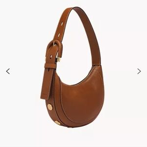 Fossil Harwell Leather Crescent Bag